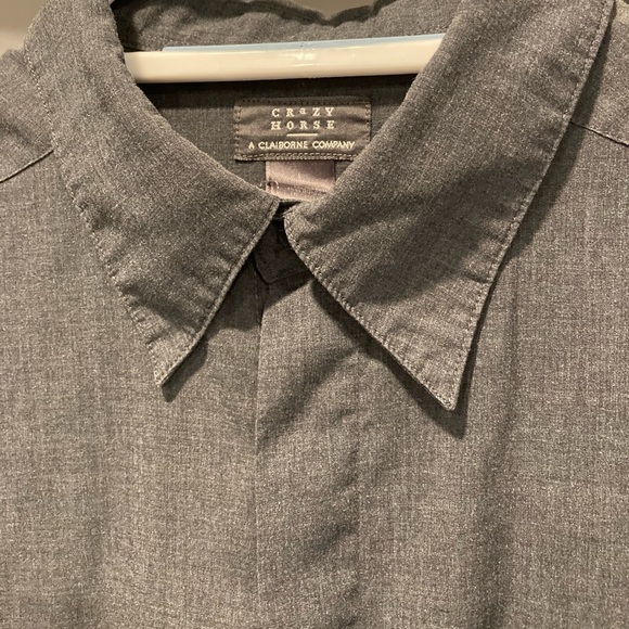 Crazy Horse Gray Dress Shirt - Picture 4 of 6